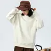 Sudadera Pesada de Cuello Redondo Manga Larga Camiseta Base Estilo Pareja Color Sólido con Logo Impreso Sudadera de Primavera y Otoño para Hombre
