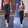 Pantalones de Seda Helada con Caída para Mujer 2026 Nuevo Estilo de Verano Sueltos Versátiles Pantalones Harem Finos Pantalones Cortos para Mujeres Petitas