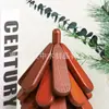 Um Tapete Isolante Cor Nogueira Preta para Tigelas Tapete de Mesa Decoração de Mesa Árvore de Natal Francesa Anti-Queimadura Tapete Isolante