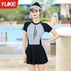 Trajes de baño para mujer 2025 Nuevo Vestido para chica con sobrepeso que cubre la piel Delgado talla grande Especial para piscina Traje de baño deportivo