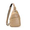 Mochila pequena esportiva multi-funcional feminina casual simples leve retrô estudante Bolsa de ombro masculina bolsa carteiro
