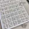 Acessórios de Nail Art de Strass Deslumbrantes de Alta Qualidade, Strass Coloridos para Unhas Ovais e Retangulares Exquisitos de Luxo Leve