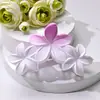 Pinza para el pelo con flores de color caramelo transfronteriza pinza de garra de plumeria pinza de garra de tres flores retro para mujer pinza de tiburón para la parte posterior de la cabeza accesorio para el pelo