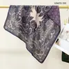 Pañuelo de Cuello Verde Menta Estilo Mambo Retro, Pañuelo Cuadrado con Ambiente de Principios de Primavera, Modelo Nuevo 2026, Accesorio de Bufanda de Alta Gama