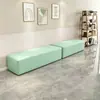 Sofá de salão de unhas área de espera sofá longo banco de sofá jardim de infância banco longo acolchoado macio [Envio em 48 horas] Outros