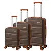 Maleta de Viaje Transfronteriza de ABS Mate con Ruedas Universales y Candado de Combinación, Maleta de Viaje de 20 pulgadas 24 pulgadas 28 pulgadas Se Puede Anidar Dentro de Otras Maletas