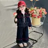 Conjunto Jeans para Meninas Primavera e Outono 2026 Nova Moda Casual Infantil Conjunto de Duas Peças para Bebês Meninas