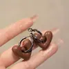 ¡Impresionante! Pendientes Retro Franceses de Otoño e Invierno, Corazón Rojo Ankora, Pendientes Blancos Elegantes y de Moda