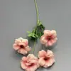 Ramo de Novia Artificial de Mariposas y Flores Transfronterizo con 4 Cabezas de Flores de Mariposa para Decoración del Pasillo del Salón de Bodas y Arreglo de Arco de Flores