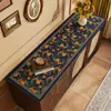 J Mesa para Mueble de TV Americano Tapete Impermeable y a Prueba de Polvo Tapete de Cuero Tapete Protector para Encimera de Zapatero Gabinete de Entrada Gabinete de Vino Mesa Larga B