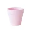 Vasos de Flores Coloridos de Terracota, Plantas Verdes Simples para Interior com Desenhos Pintados por Spray, Vasos de Flores Internacionais, Vasos Modernos para Suculentas