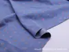 Tejido de Mezclilla Lavada de Fibra de Bambú con Estampado Floral Pequeño para Ropa, Vestidos, Pantalones, Faldas, Materiales para Zapatos y Materiales para Bolsos