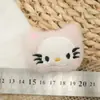 Boneca de Gatinho Rosa Tricotada com Enchimento de Algodão Boneca Decorativa para Sapatos e Meias Infantis Broche de Pelúcia Acessórios de Vestuário