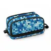 Estuche para Lápices de Gran Capacidad de Seis Capas Transfronterizo, Bolsa de Papelería de Alto Valor con un Diseño Cuadrado y Tridimensional Inspirado en Minecraft