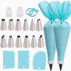 Amazon Juego de 21 Boquillas para Decorar, Boquillas para Decorar Pasteles, Mangas de Decoración Eva, Raspadores de Crema