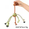 Juguetes para Mascotas Transfronterizos, Resistentes a la Dentición, para Jalar la Cuerda, Juguetes de Nudo de Cuerda de Algodón con Seis Bolas, Juguetes y Suministros para Perros Pequeños y Medianos