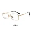 Yitong "6808" armazón de anteojos de titanio puro para hombre con patillas de acordeón, montura completa cuadrada, simple y ultraligero, venta al por mayor en Danyang