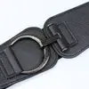 Cinto Elástico para Cintura Feminino, Adequado para Vestidos e Casacos, Decoração que Afina a Cintura, Versátil, Moda Retrô, Elástico Preto na Cintura, Dois Tamanhos