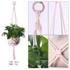 Cesta colgante tejida a mano, bolsa de malla, decoración de interiores, cesta colgante, maceta transfronteriza, bolsa de malla, maceta colgante para plantas