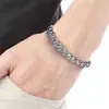 Promoção quente pulseira de corrente Cesta de Flores masculina em aço titânio joias da moda coreanas em aço inoxidável pulseira de corrente quilha joias atacado