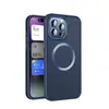 Funda de teléfono móvil de color sólido con agujeros finos para Apple 15 funda de teléfono móvil de metal hierro iphone14CD funda de teléfono móvil con sensación de piel