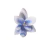 Flor de Orquídea Mariposa Simulada Cabeza de Flor Tacto PU Pasador Guirnalda Boda Decoración DIY Decoración Fabricantes Mayorista