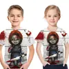 AliExpress Caliente Harry Quinn Impresión Digital 3D Suéter de Manga Corta para Hombre y Mujer Top Versátil Nuevo de Verano