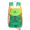 Nova mochila transfronteiriça estilo floresta, com cores frescas e doces em blocos, para estudantes do sexo feminino, leve e versátil, mochila para esportes ao ar livre