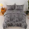 Juego de funda de edredón y fundas de almohada de tres piezas estilo hogar moderno para comercio exterior transfronterizo, juego de ropa de cama para camas individuales y dobles