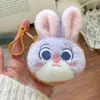Zootopia Judy Nick Monedero Bolsa para Auriculares Bolsa de Almacenamiento para Estudiantes Colgante Colgante Accesorios de Regalo