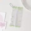 Bolsa de armazenamento transparente de PVC com renda Hisocute, bolsa de transporte para bonecas de algodão, bolsa de embalagem pequena para doces com estampa de desenho animado