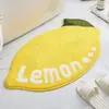 Alfombra de Piso de Imitación Cachemir con Dibujos de Frutas para Dormitorio, Alfombra de Mesita de Noche, Alfombra de Piso Absorbente de Agua y Antideslizante para Baño, Alfombra de Piso Resistente al Desgaste y Fácil de Cuidar