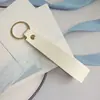 Llavero de Cuero de Color Sólido Versátil, Correa de Muñeca, Colgante para Bolso, Lanyard para Muñeca, Moda, Accesorios para Llavero de Coche de Pareja