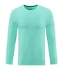 Camiseta masculina de manga longa com gola redonda elástica, estilo europeu e americano, para atividades ao ar livre, leve, secagem rápida, para corrida, fitness e treinamento de basquete