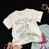Camiseta de Algodão Fina de Manga Curta para Bebê 2026 Novo Verão Bebê Estilo Coreano Fofa Solta Casual Top Tendência