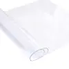 Tapete Redondo Transparente de PVC para Mesa Impermeable y Anti-quemaduras Vidrio Suave Mantel Redondo para Mesa Protección de Mesa a Prueba de Aceite Sin Lavado Tapete para Mesa de Comedor