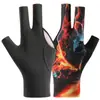 Guantes Profesionales de Billar, Ligeros, Transpirables, de Tres Dedos, sin Dedos, Antideslizantes para Mesa de Billar y Tenis de Mesa, de una Sola Pieza, Guantes de Billar D258