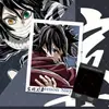 Serie Navideña de Hoja de Destrucción: Tomioka Giyuu y Tokitoru Muichiro Polaroid Coleccionable Mini Tarjeta Decoración de Dolor