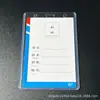 Portatarjetas de PVC Personalizado Transparente Permiso de Trabajo Tarjeta de Identificación de Estudiante Tarjeta de Exposición Fabricante Personalizado Funda Transparente de Plástico Duro Al por Mayor