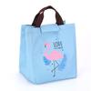 Bolsa Lonchera Portátil Almuerzo Bolsa Almuerzo Estudiante Trabajador de Oficina Gran Capacidad Impermeable Papel Aluminio Flamenco Bolsa Aislante Bolsa de Hielo