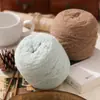 Fio para algodão doce de 8 fios 100g Pacote de material para cachecol DIY Fio mousse nuvem pegajoso Bola de fio de arroz glutinoso pequeno