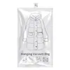 Sacos de Compressão a Vácuo Transparentes Azuis Espessos para Armazenamento de Roupas de Casa, Colchas, Grande Capacidade, à Prova de Poeira, à Prova de Umidade, Sacos de Armazenamento Comprimidos