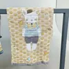 Toalla Gruesa de Algodón Puro de Dibujos Animados, Toalla de Baño de Gasa Extra Grande Suave Apta para la Piel, Gasa de Cuatro Capas 25*50cm Toalla de Baño para Niños