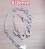 Base de Prata S925 em Branco, Base de Pulseira de Cobre Puro Branco, Banhado a Platina, Processamento de Cravação de Pedras Preciosas, Fabricante DIY