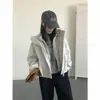 Moda Casual de Otoño e Invierno Chaqueta de Plumas con Capucha Moda Trendy Desmontable Dos Piezas Holgada Corta Cortavientos Chaqueta Zgc