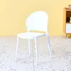 Silla de Plástico Engrosada para el Hogar con Respaldo Taburete Nórdico Simple Famosa en Internet Comercial Silla de Comedor Apilable Silla de Escritorio para Dormitorio