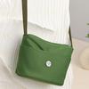 Bolso cruzado de nailon impermeable con cremallera multicapa, bolso de hombro, bolso de tela, bolso de mujer, primavera 2025