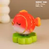 Nuevo Pez Koi Giratorio Decoración Curativa para Escritorio de Oficina Dibujo Animado Pez Lindo Adorno de Escritorio Regalo para Mejor Amigo