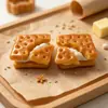 Árvore de biscoito recheada simulada ornamento de micro cena resina DIY ímã de geladeira pingente material de decoração