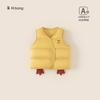 Ropa infantil seleccionada de otoño e invierno de Bong, chaqueta ligera de plumón de pato blanco para bebé y niña, chaleco informal